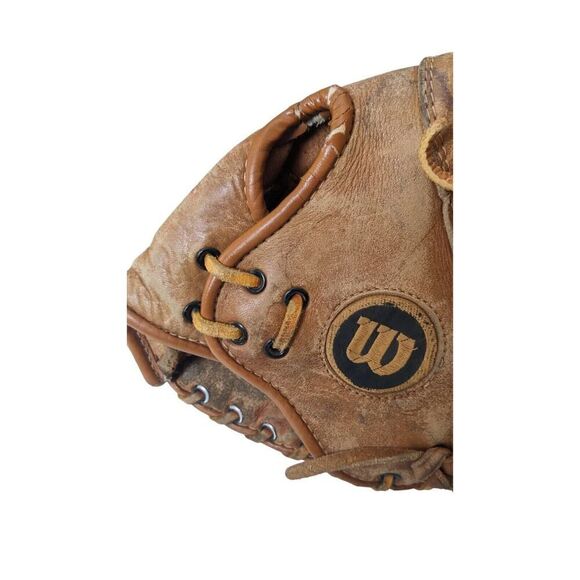 Wilson A9884 Softball Glove Brown Leather The Big Scoop Snap Action - Picture 7 of 8